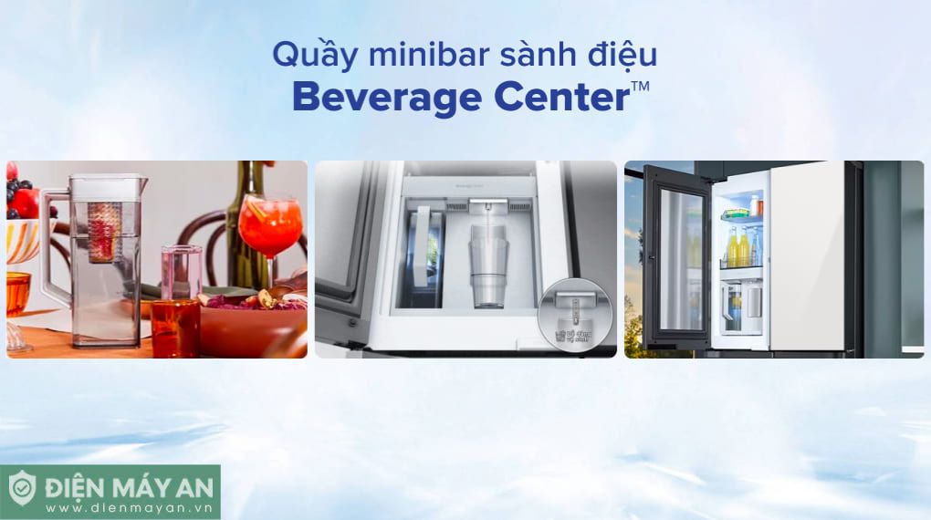 Tủ Lạnh Samsung Inverter 648 Lít Multi Door Bespoke RF59CB66F8S/SV